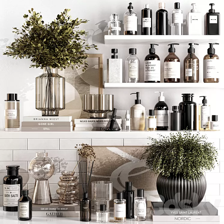 Bathroom accessories 9 3D Model