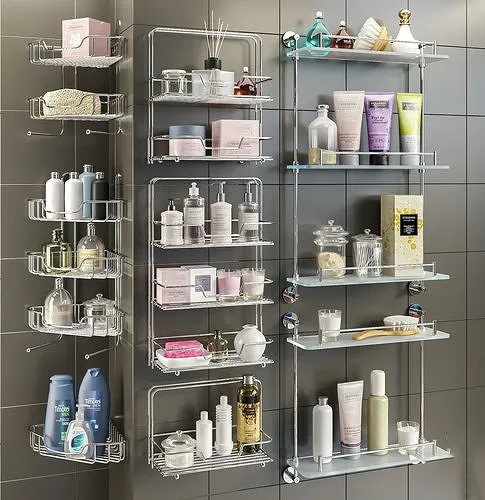 bathroom - Accessories and cosmetics for the bath Axentia shelves Bemeta set 1 3D Model