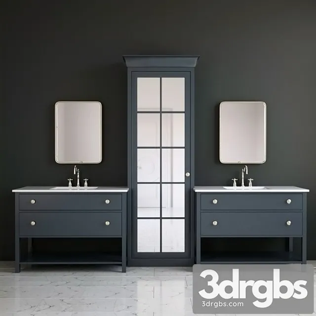 Bathroom Accessories And Furniture For The Bathroom 22 3D Model Free
