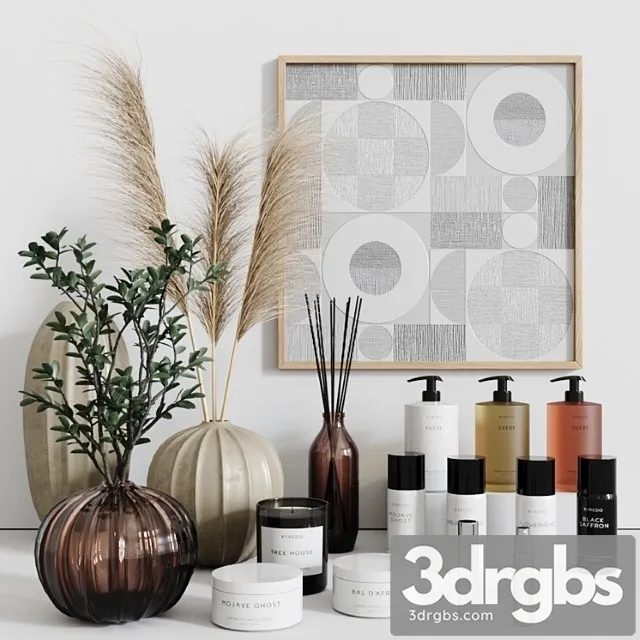 Bathroom accessories decor set
