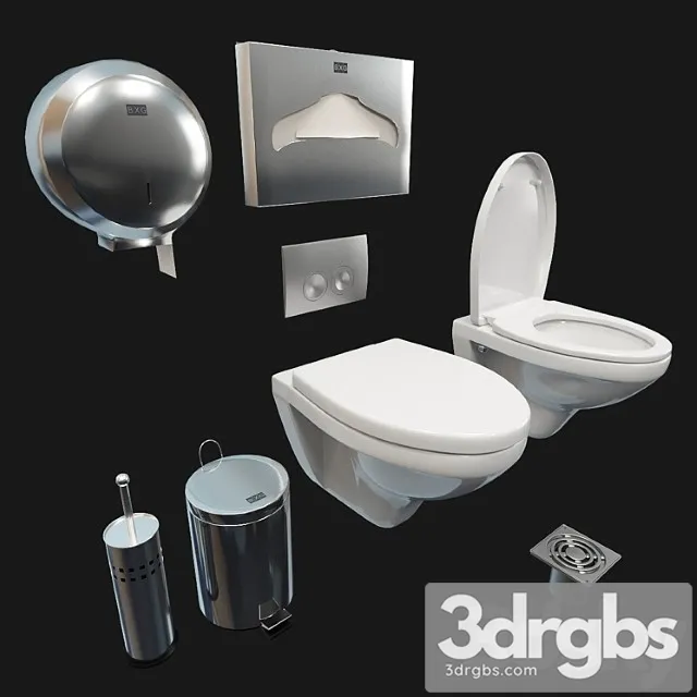 Bathroom Accessories Jacob Delafon Bxg Tece 3D Model Free
