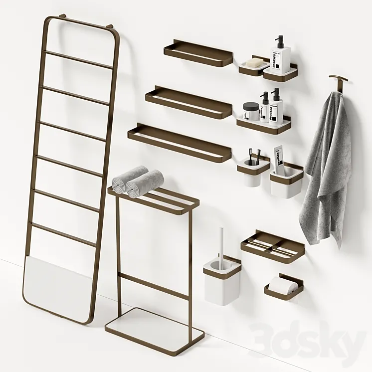 Bathroom Accessories MEMORY 3D Model Free