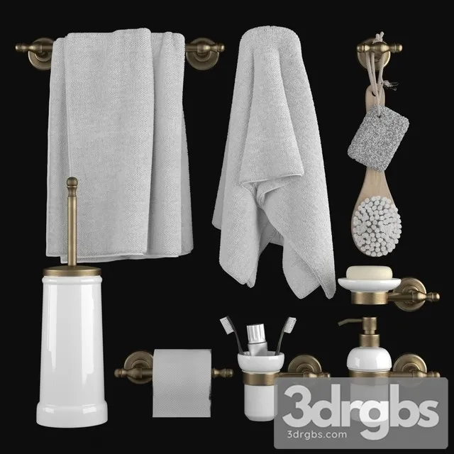 Bathroom Accessories Migliore Mirella 2 3D Model Free