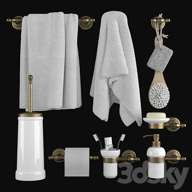 Bathroom accessories Migliore Mirella 3DModel
