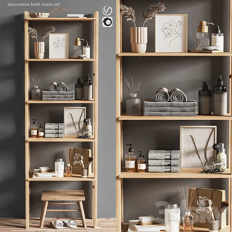 bathroom accessories020 3D Model