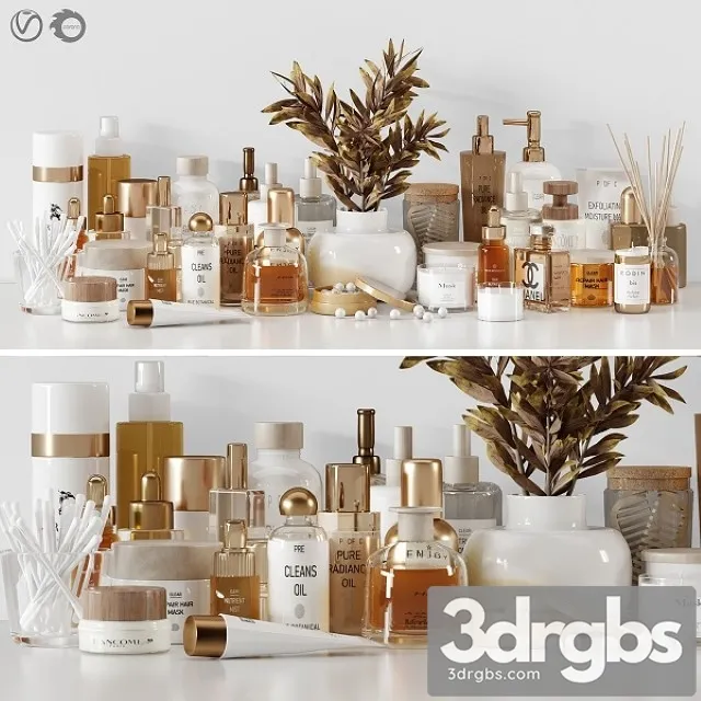 Bathroom Accessories04 3D Model Free