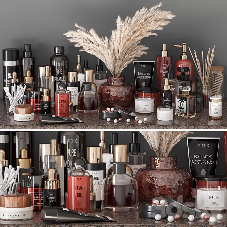 bathroom accessories13 3D Model Free