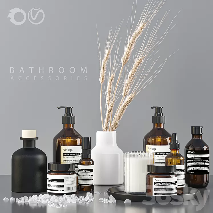 Bathroom accessories_10 3D Model