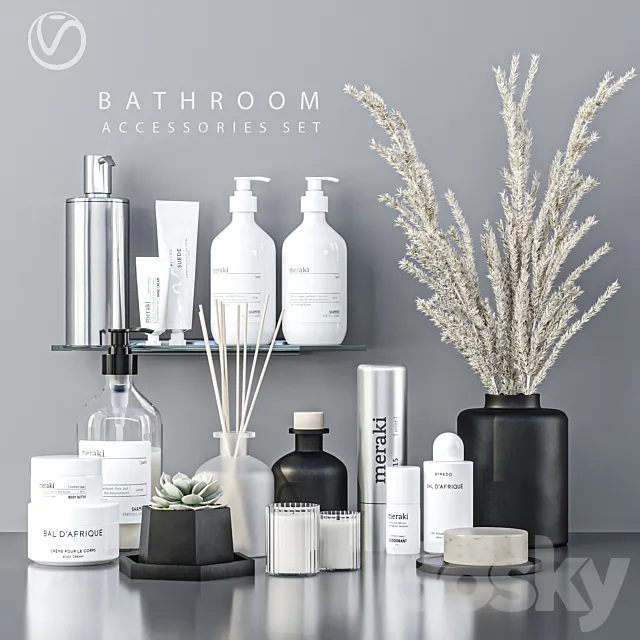Bathroom accessories_12 3D Model