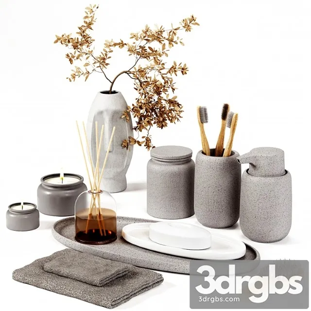 Bathroom Accessory01 1 3D Model Free