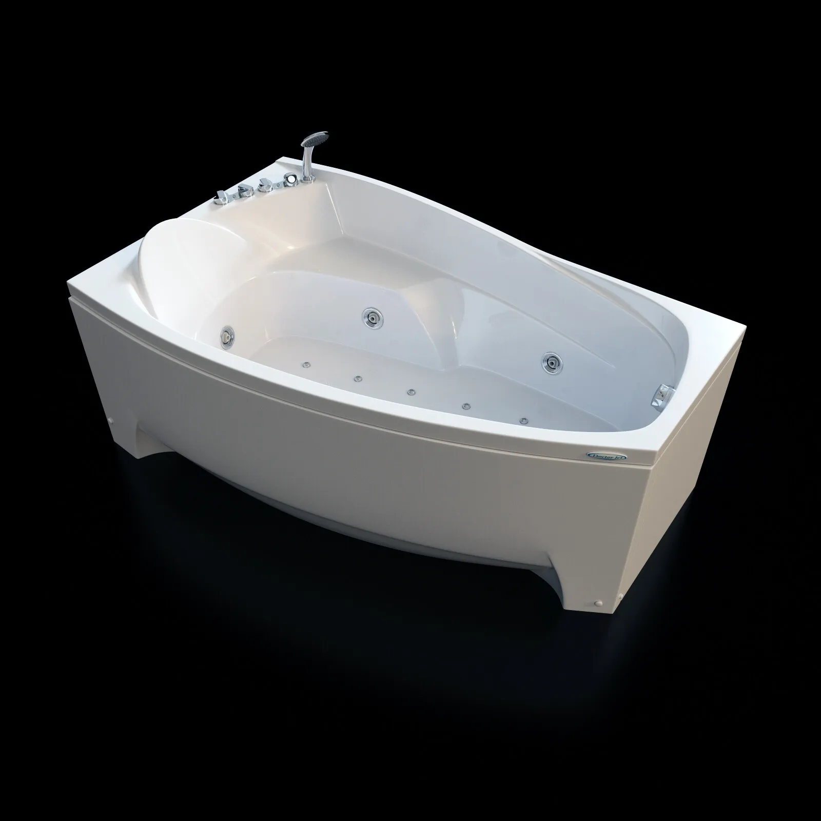 bathroom - Acrylic hydromassage bath Doctor Jet Laluna 3D Model