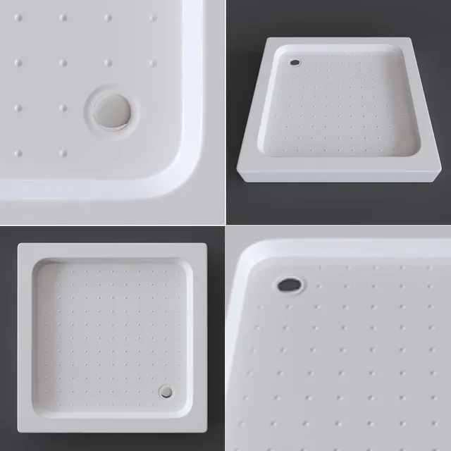 bathroom - Aquanet HX108 900x900 mm 3D Model