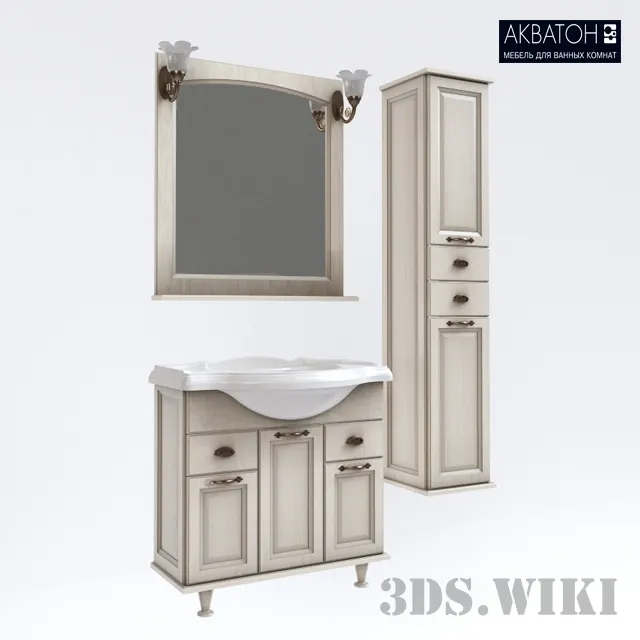 bathroom - Aquaton Gerona 85 3D Model