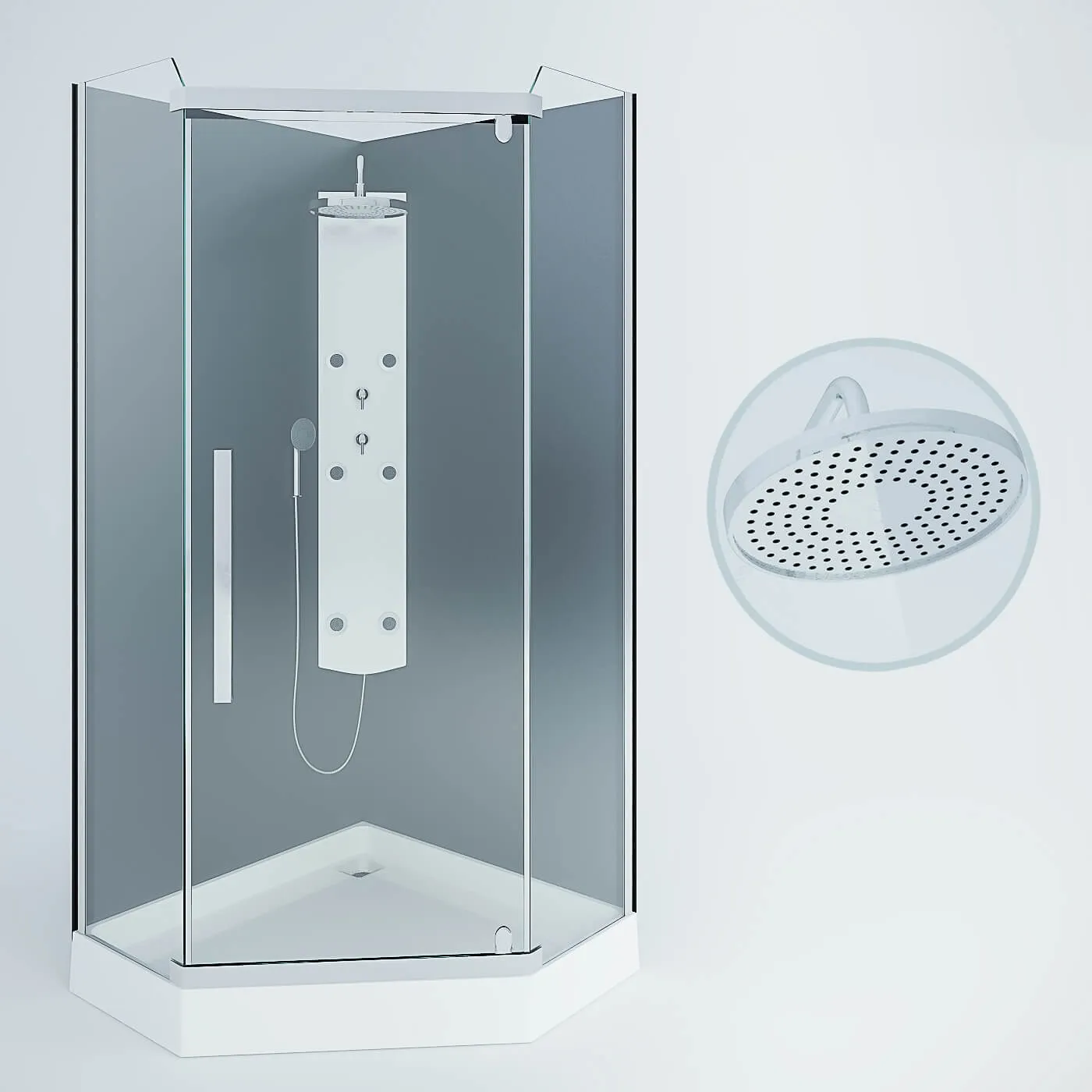 bathroom - Atlantis A-65D 3D Model