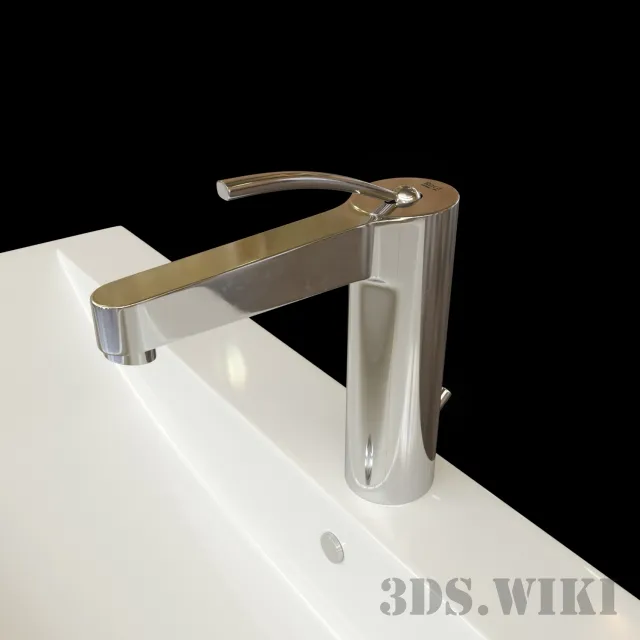 bathroom - Basin faucet Roca Moai 3D Model