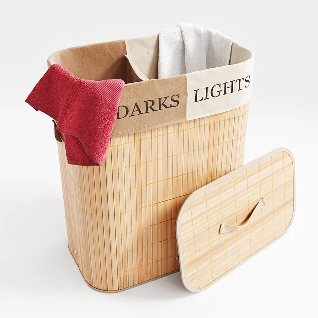 bathroom - Basket for laundry Tatkraft 3D Model