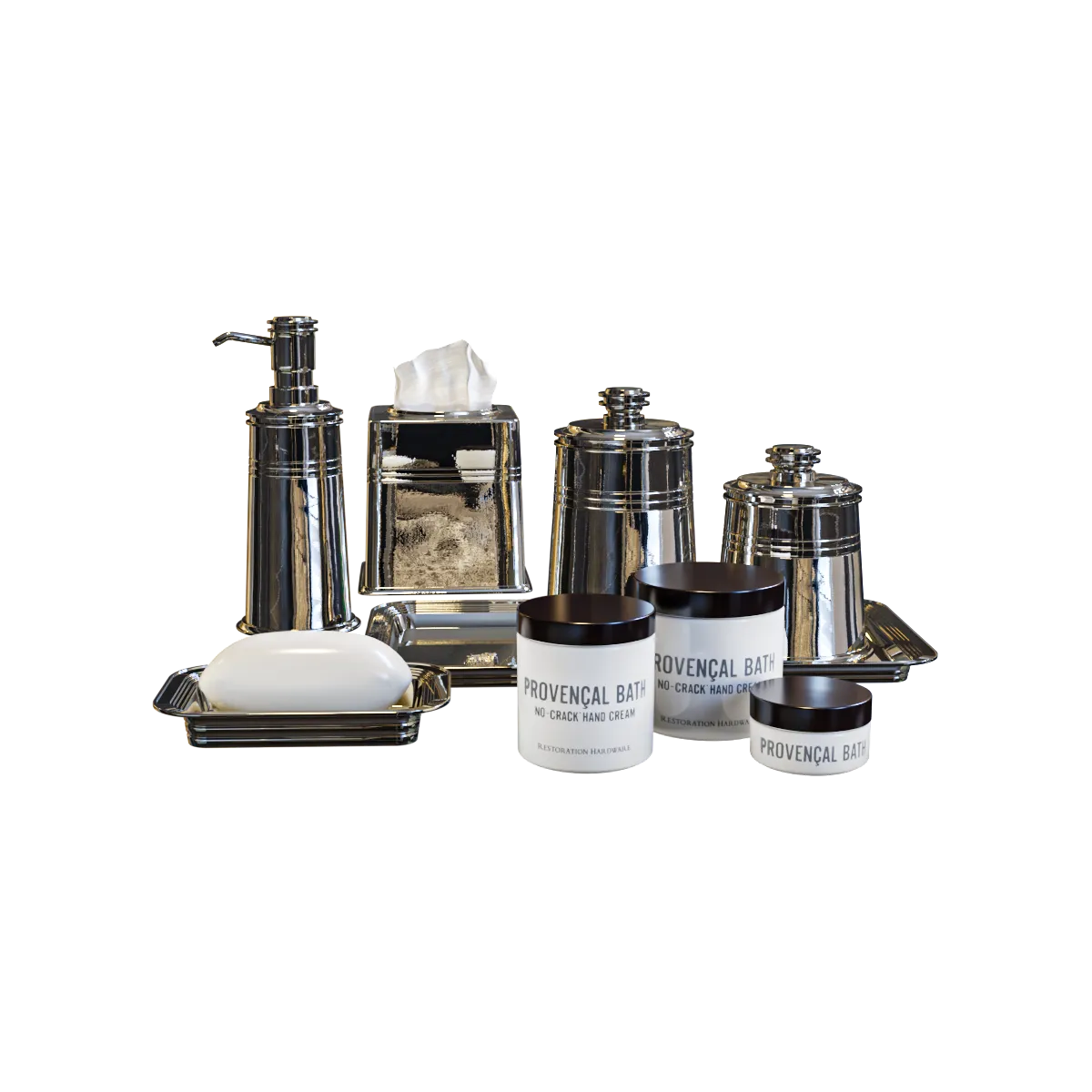 bathroom - Bath accesories 06 3D Model