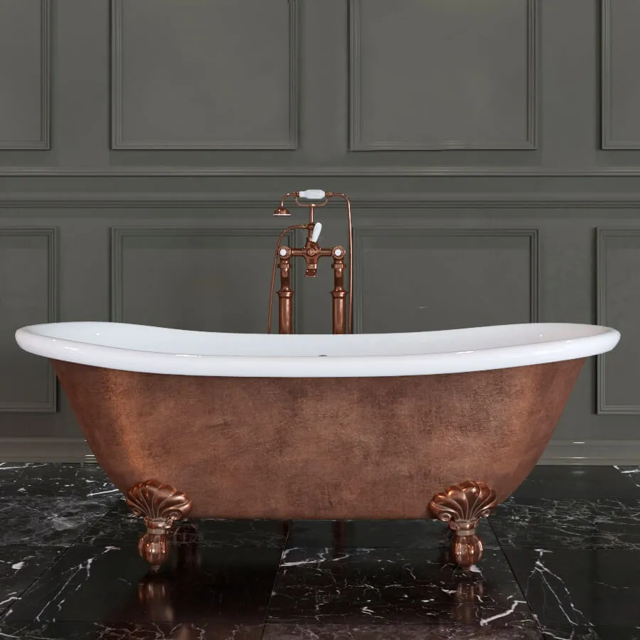 bathroom - Bath Admiral Copper Effect 3D Model