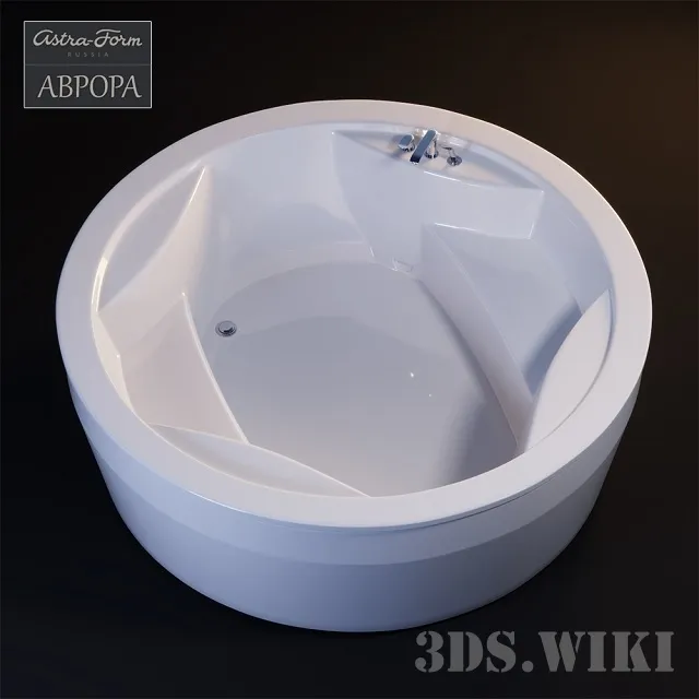 bathroom - Bath Astra-Form "Avrora" 3D Model