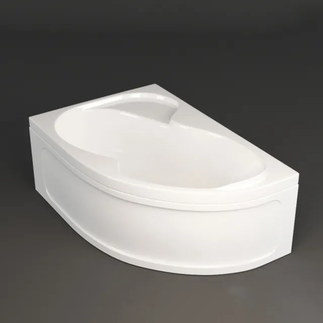 bathroom - Bath Asymmetric Imago 3D Model