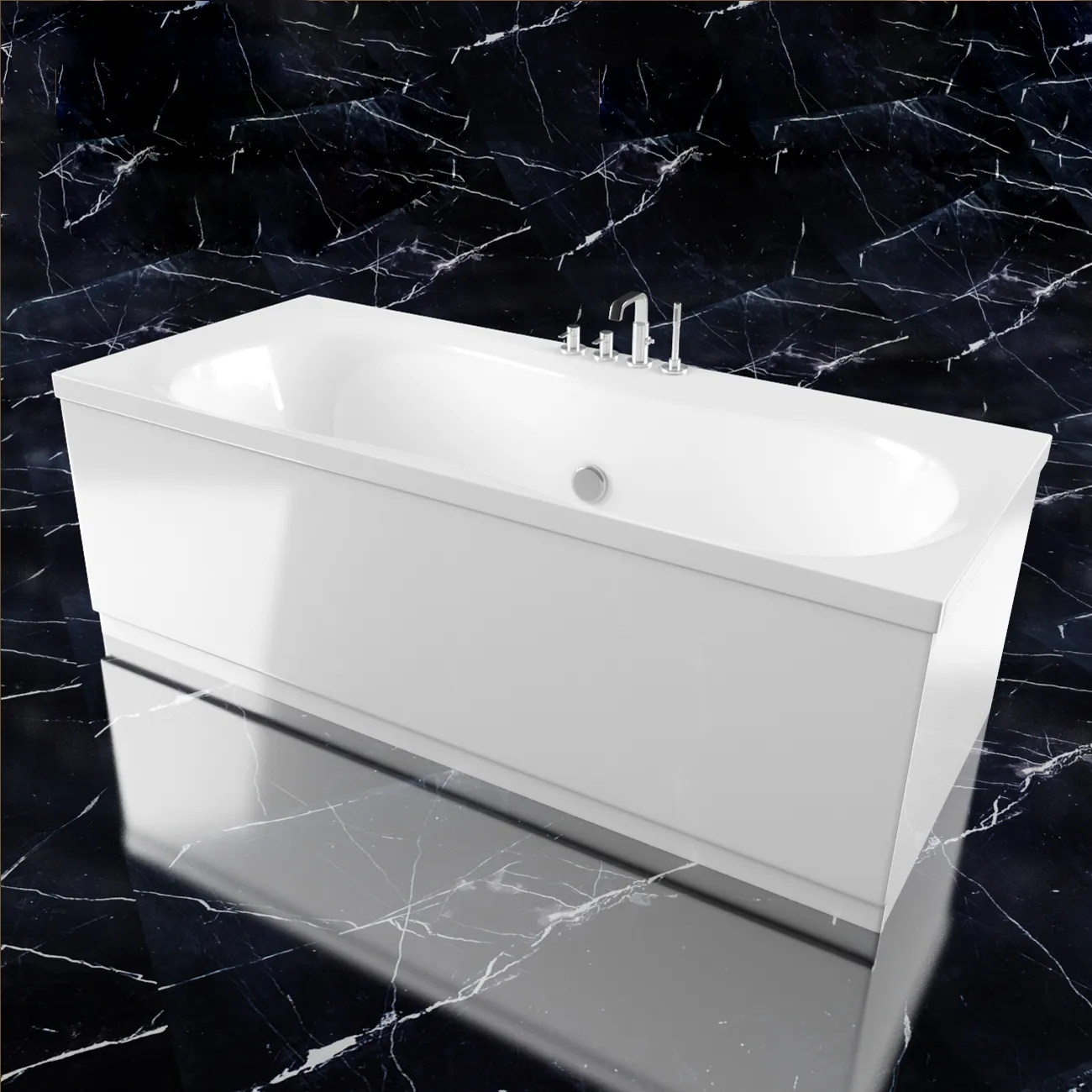 bathroom - Bath Ideal Standard AQUA DUO 3D Model