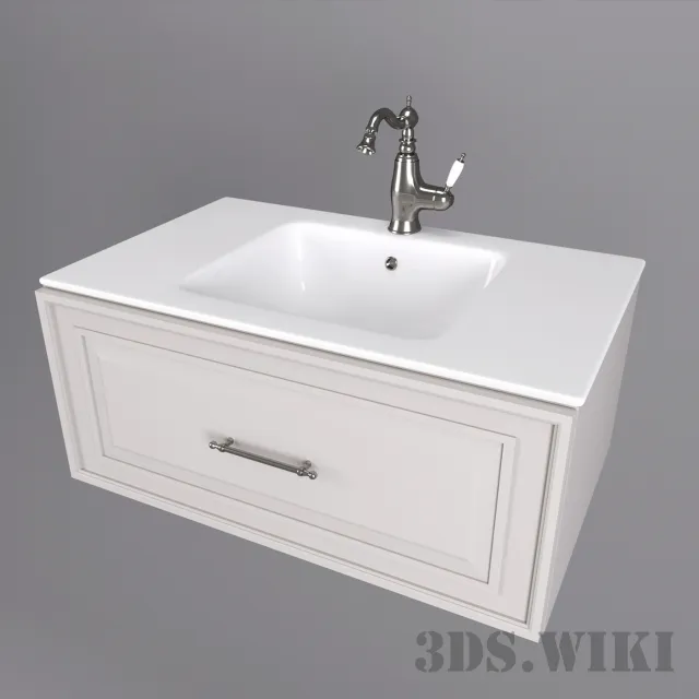 bathroom - Bath Set №2 3D Model