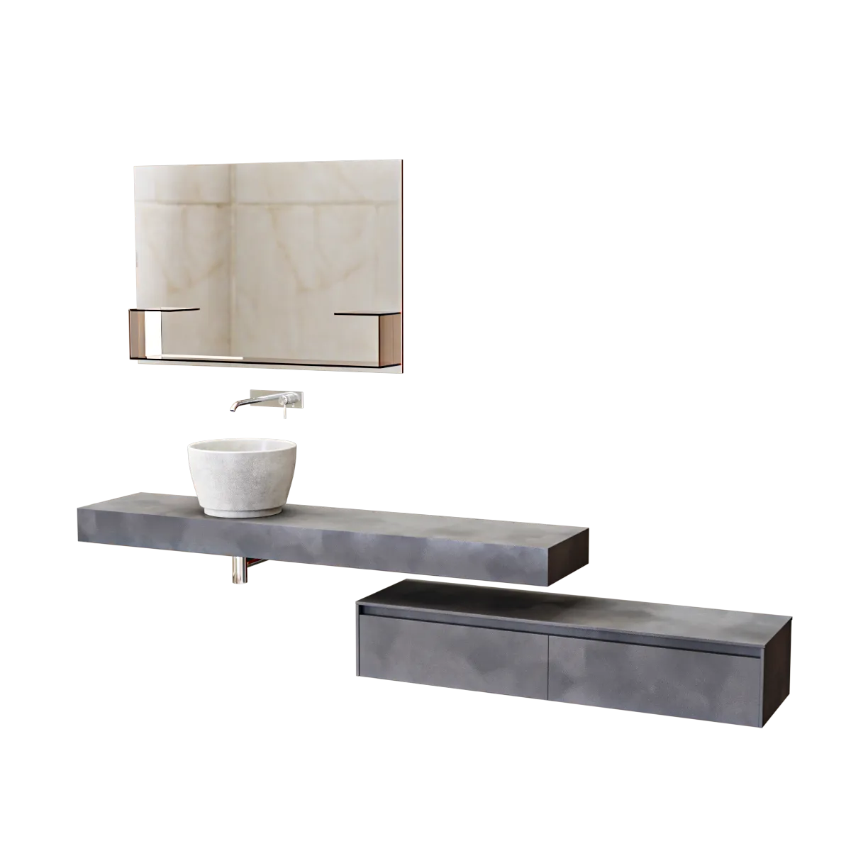 bathroom - Bath set Rexa design 3D Model