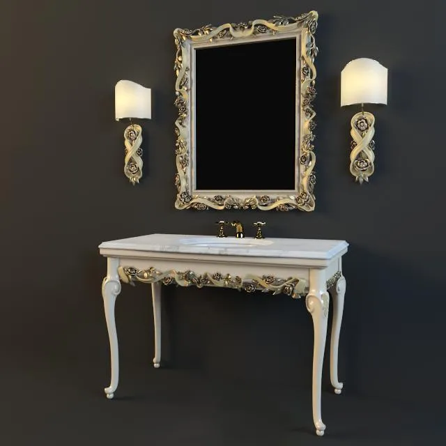 bathroom - Bath set Savio Firmino 3D Model