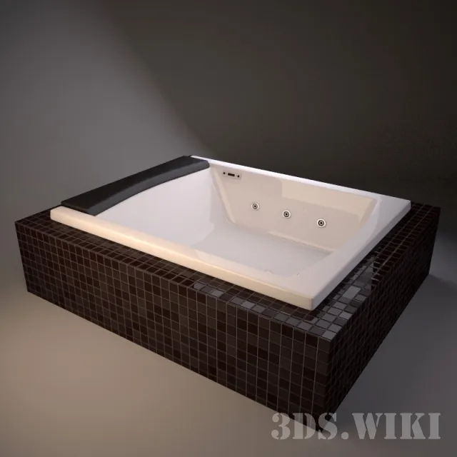 bathroom - Bath Teuco SEASIDE T08 3D Model