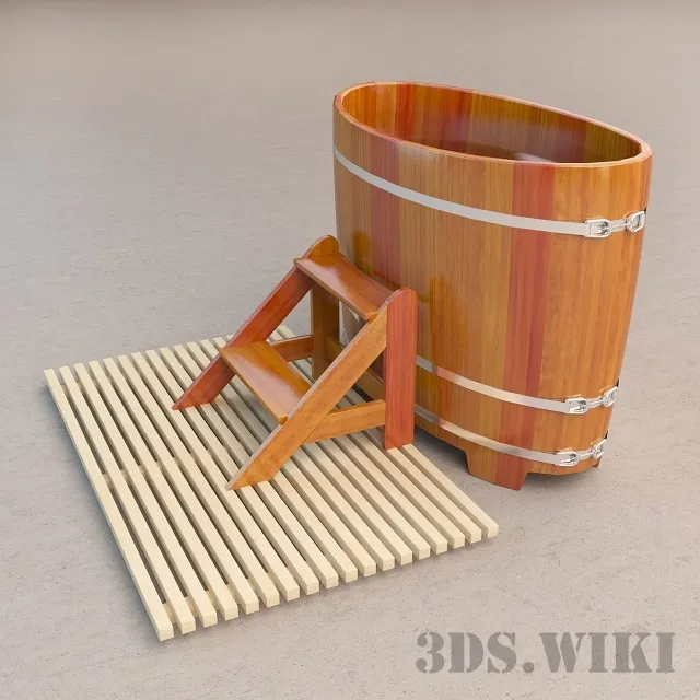 bathroom - Bath tub 3D Model