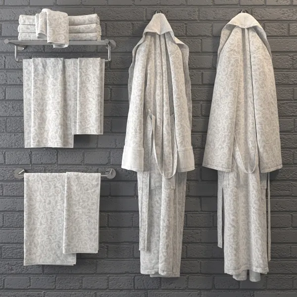 bathroom - Bathrobe m02-1 3D Model