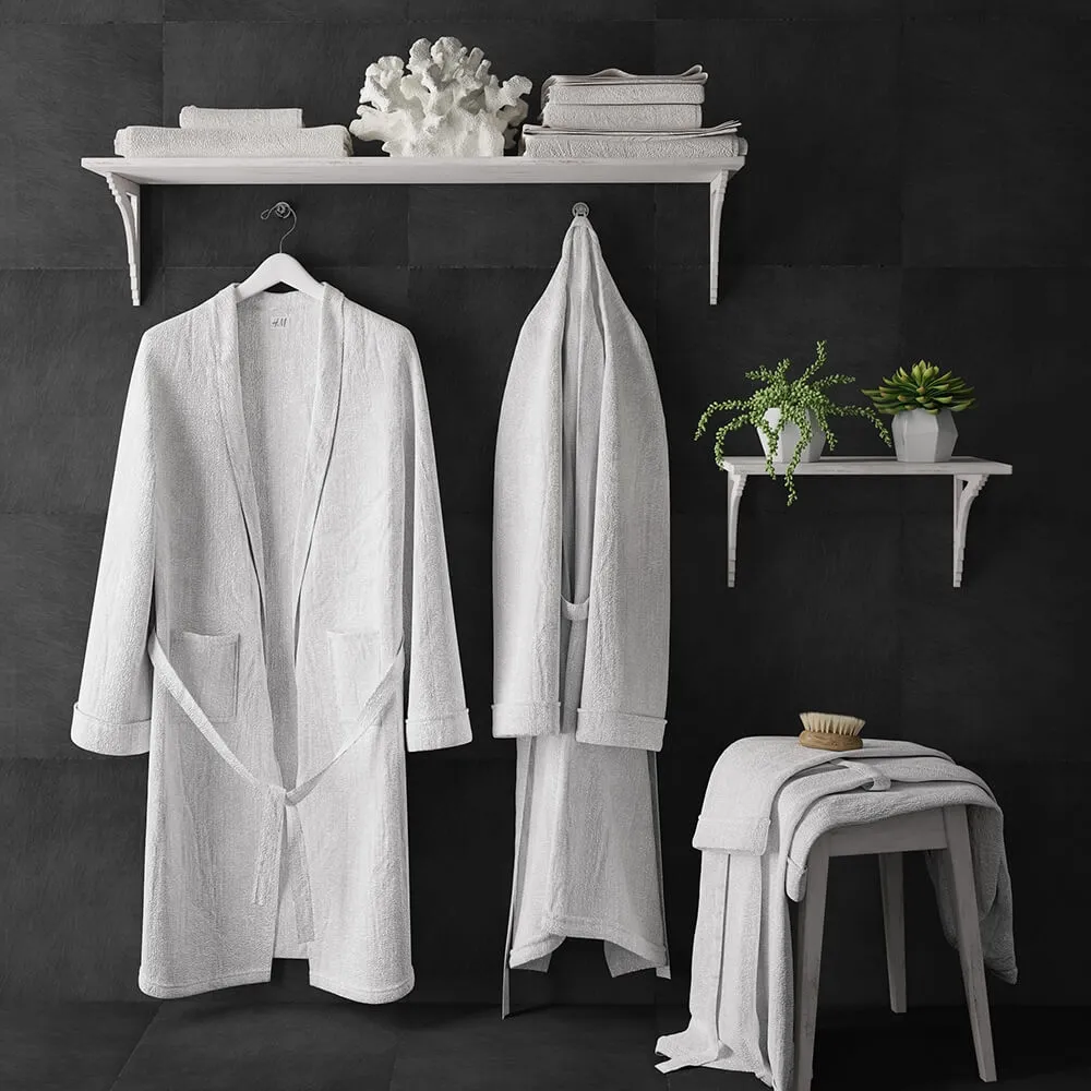 bathroom - Bathrobe set 3D Model