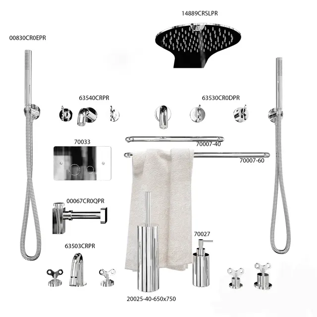 bathroom - Bathroom accessories 012 3D Model