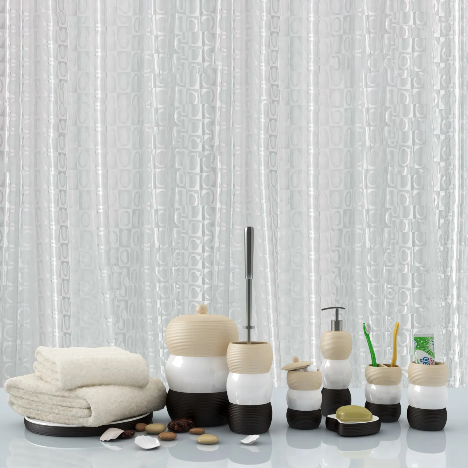 bathroom - Bathroom accessories 02 3D Model