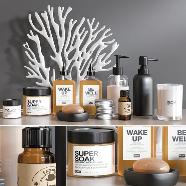 bathroom - Bathroom Accessories 10 3D Model