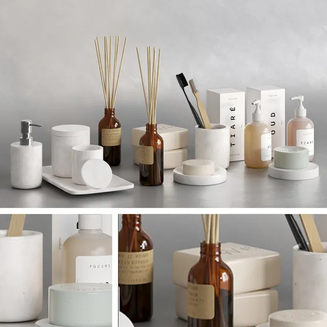 bathroom - Bathroom accessories 2 3D Model