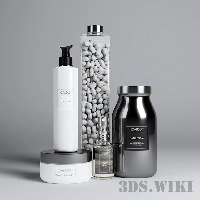 bathroom - Bathroom accessories CALDO 3D Model