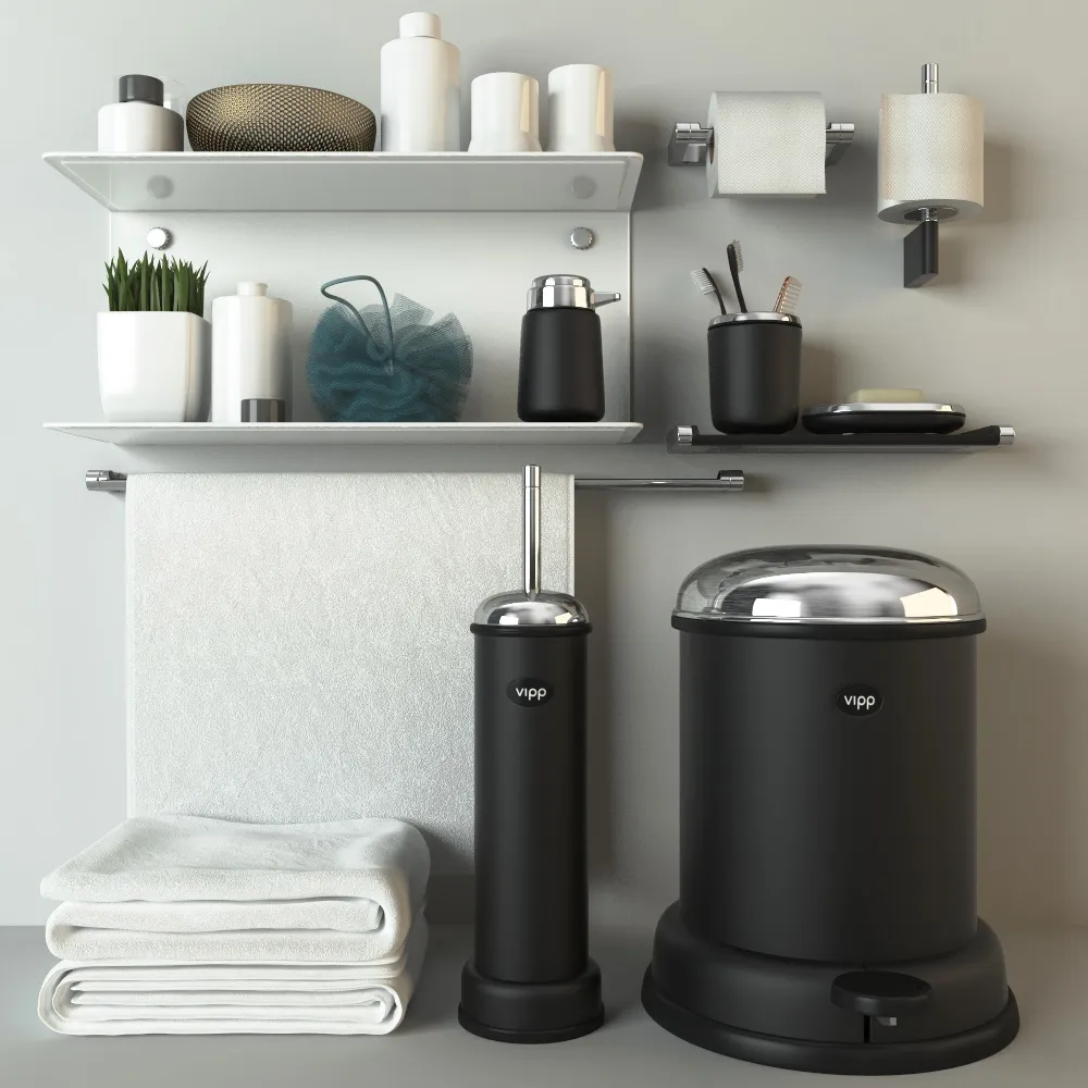 bathroom - Bathroom complex 4 3D Model