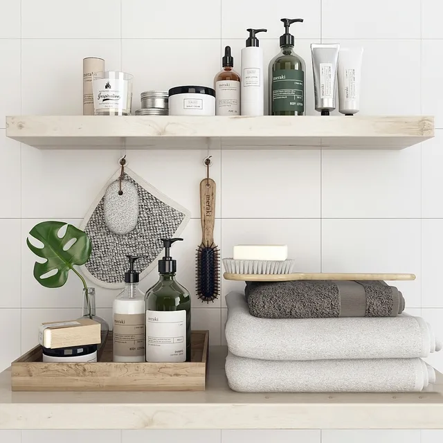 bathroom - Bathroom decor 5 3D Model