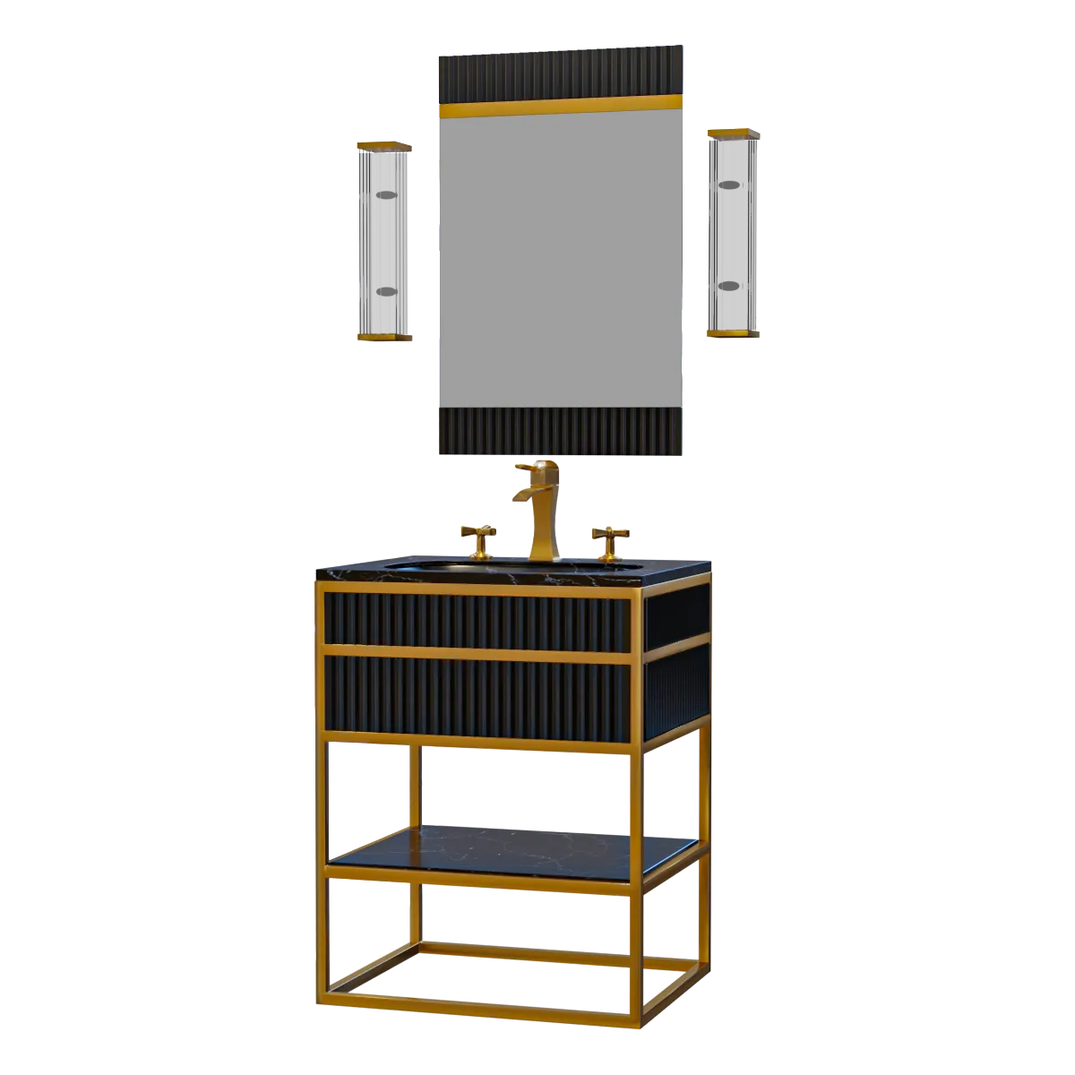 bathroom - Bathroom furniture 3D Model