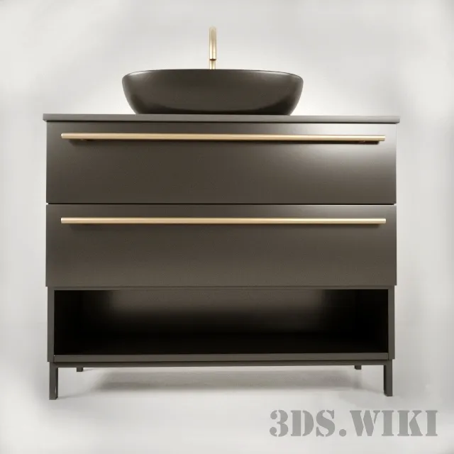 bathroom - Bathroom furniture 3D Model
