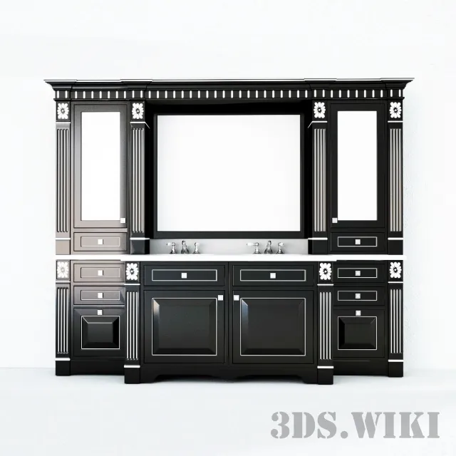 bathroom - Bathroom furniture 3D Model