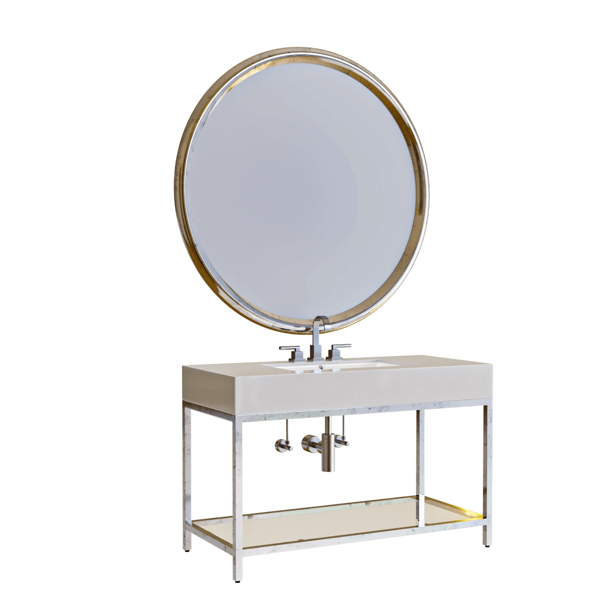 bathroom - Bathroom furniture Hudson 3D Model