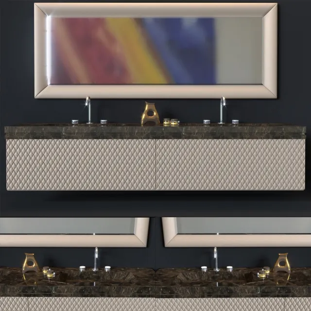 bathroom - Bathroom furniture Mirage room 3D Model