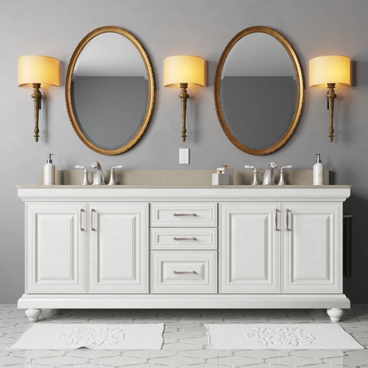 bathroom - Bathroom Furniture Woodmark 3 3D Model