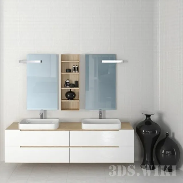 bathroom - Bathroom set 3D Model