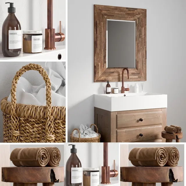 bathroom - Bathroom Set 8 3D Model