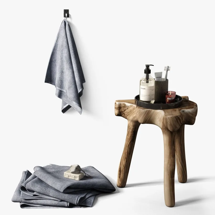 bathroom - Bathroom set 8 3D Model