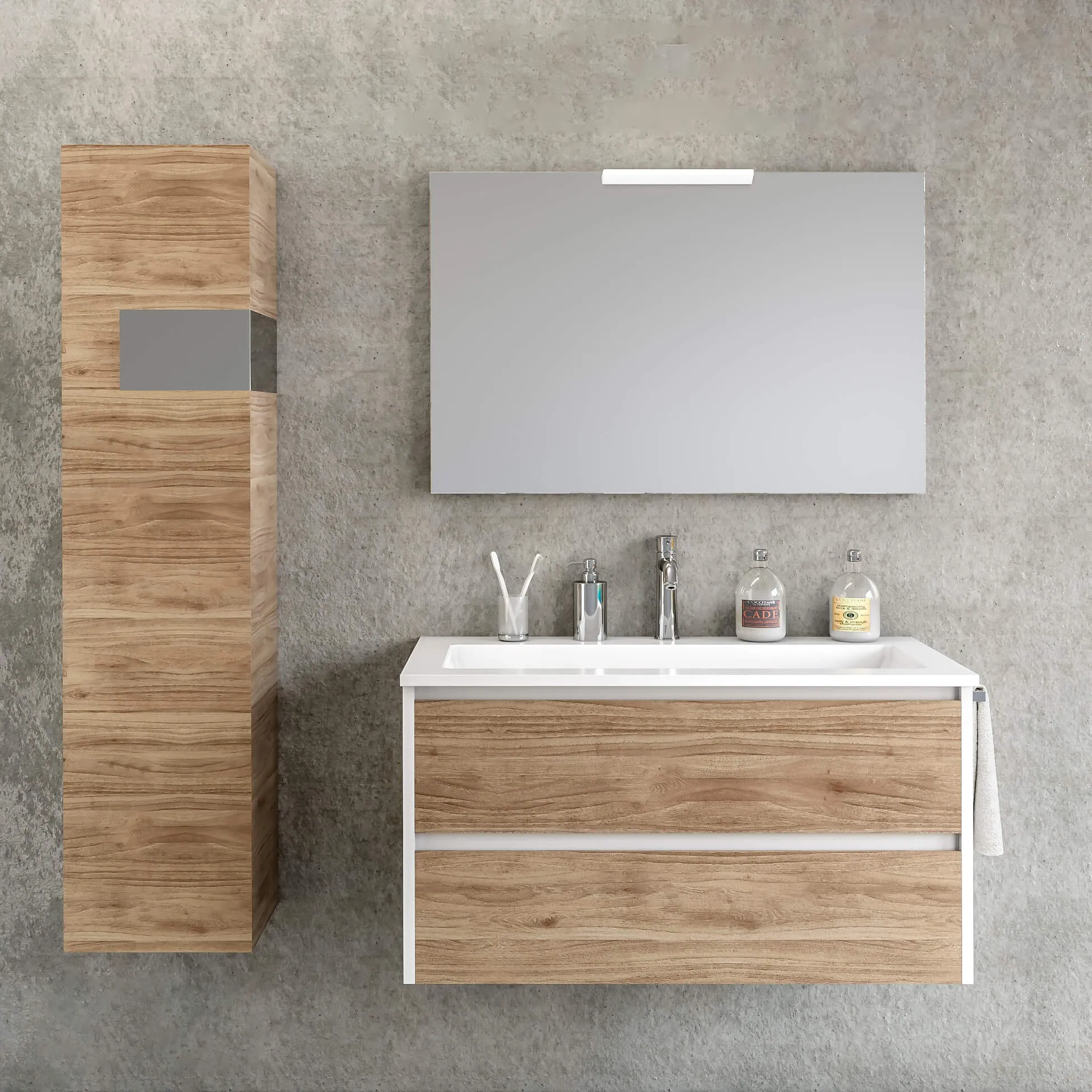 bathroom - Bathroom set Berloni Form 08 3D Model