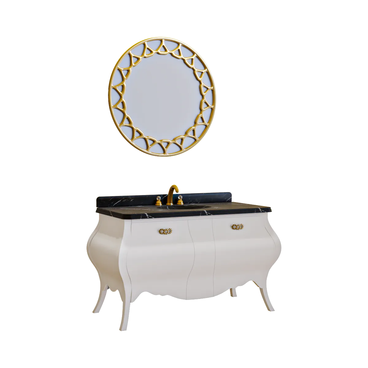 bathroom - Bathroom set Eurodesign Prestige 3D Model